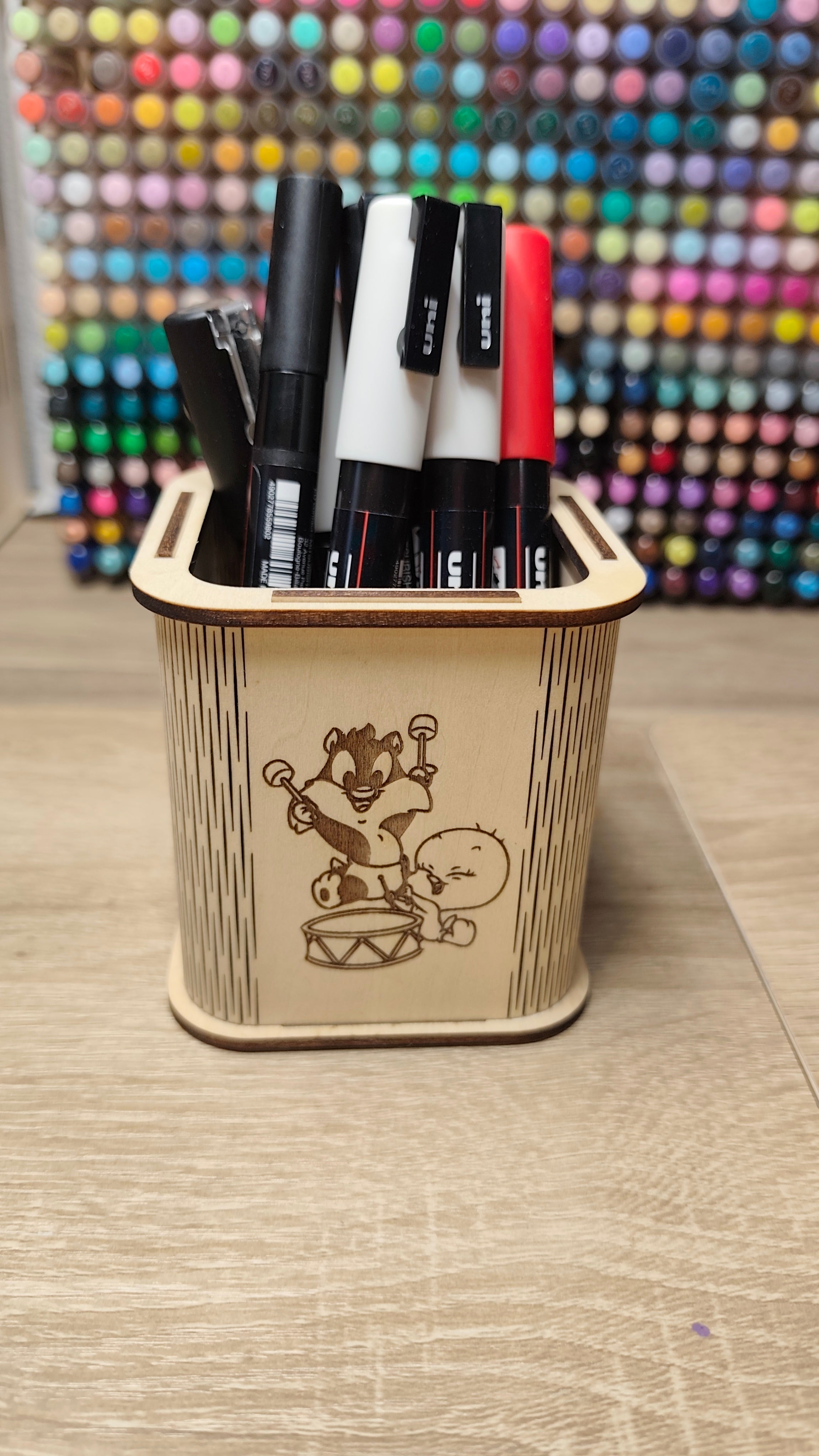 Pot a crayons ou feutres personnalisé