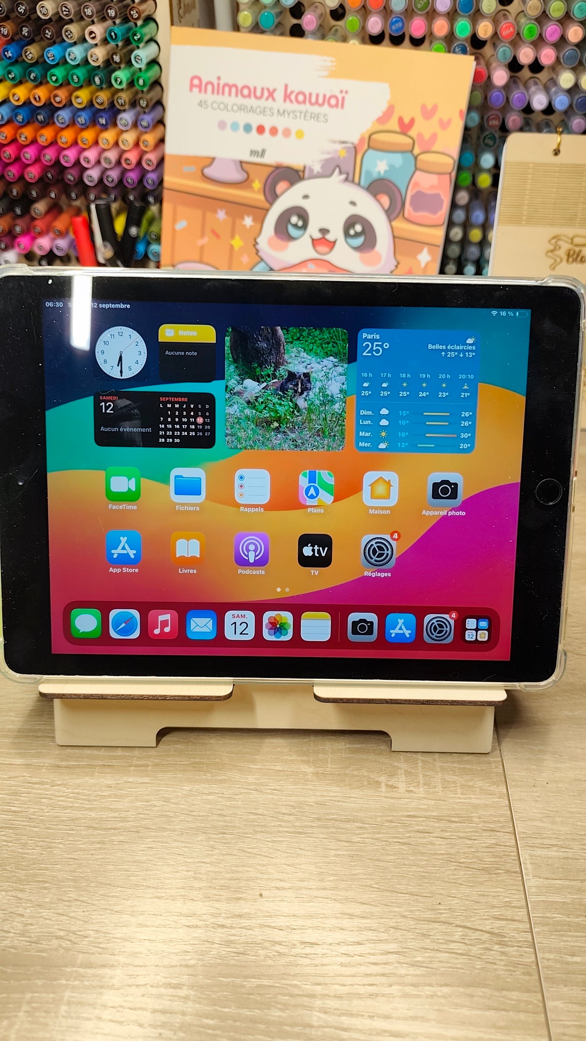 Support tablette personnalisable