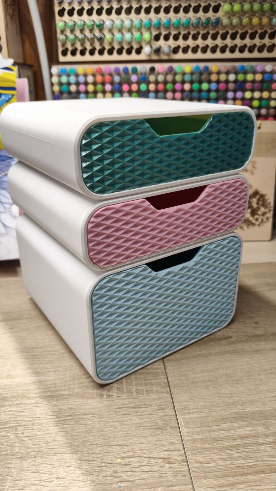 Rangement de bureau modulable – Impression 3D