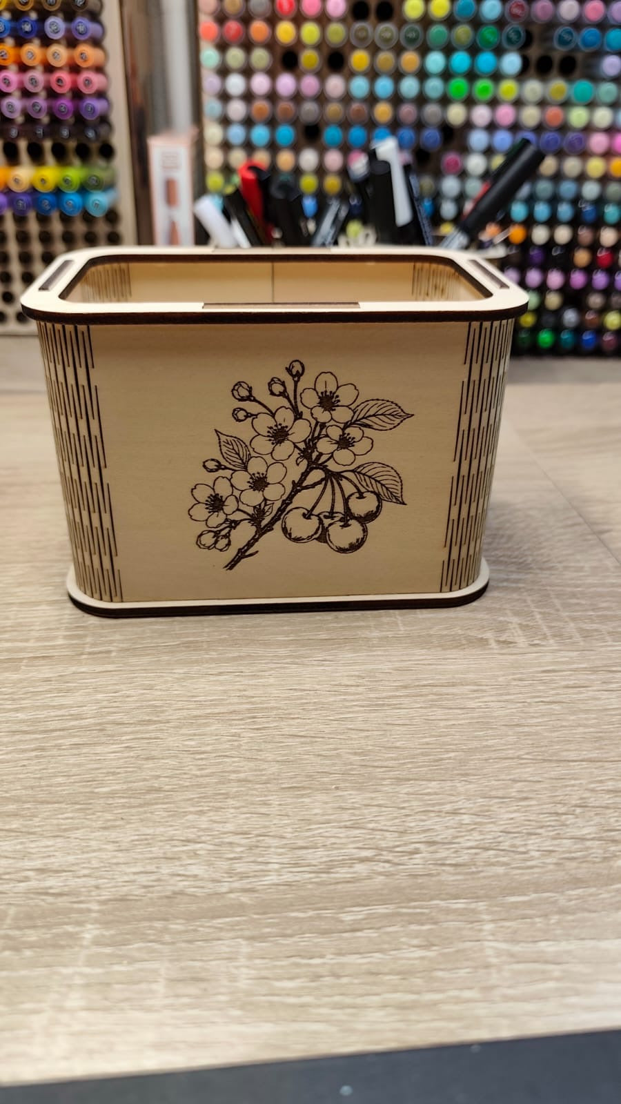 Pot a crayons ou feutres personnalisé en couleur